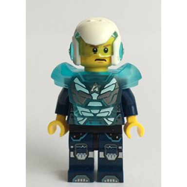 agent max burns - helmet and armor dark blue arms