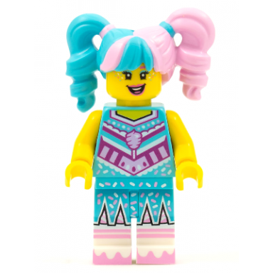 cotton candy cheerleader vidiyo bandmates series 1 minifigure only without stand and accessories