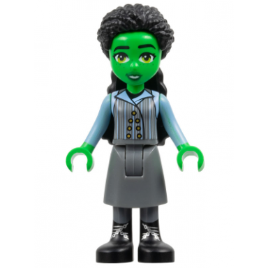 elphaba - dark bluish gray skirt black boots