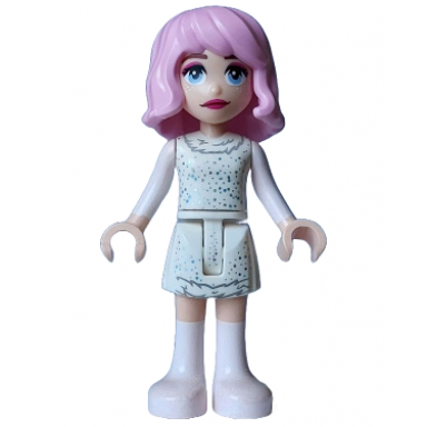 enid sinclair - white sparkling dress