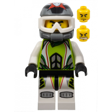 team x-treme daredevil 1 rex-treme - dirtbike helmet