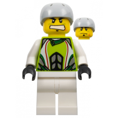 team x-treme daredevil 1 rex-treme - sports helmet plain white legs