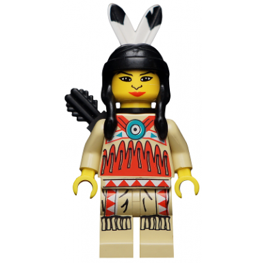 indian 4 - female black quiver