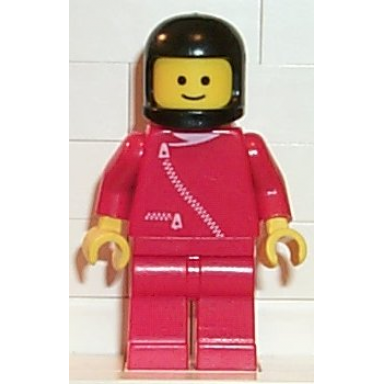 jacket with zipper - red red legs black classic helmet