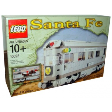 santa fe cars - set ii dining observation or sleeping car