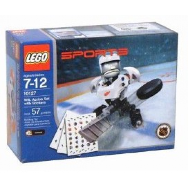 nhl action set with stickers