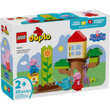 peppa pig garden and tree house