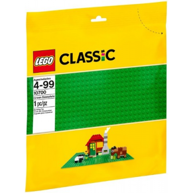 green baseplate plate included is bright green