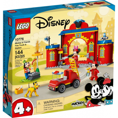 mickey friends fire truck station