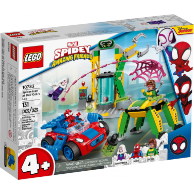 spider-man at doc ock’s lab