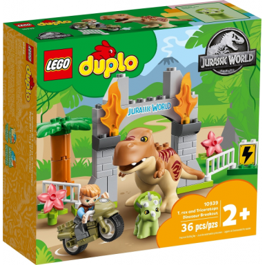 t rex and triceratops dinosaur breakout
