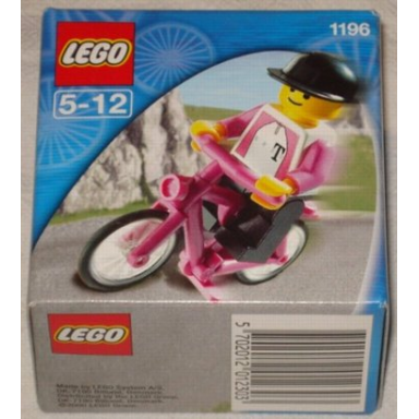 biker with bicycle
