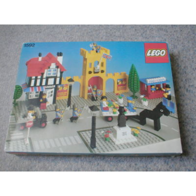 town square - castle scene