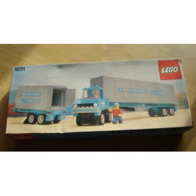 maersk line container truck