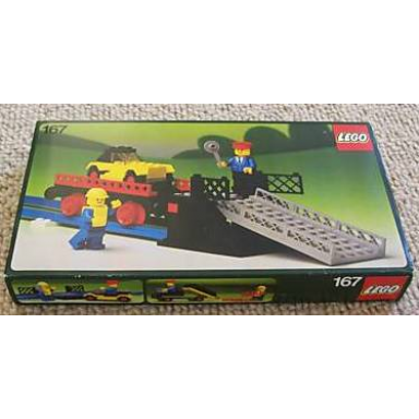 loading ramp and car transport wagon