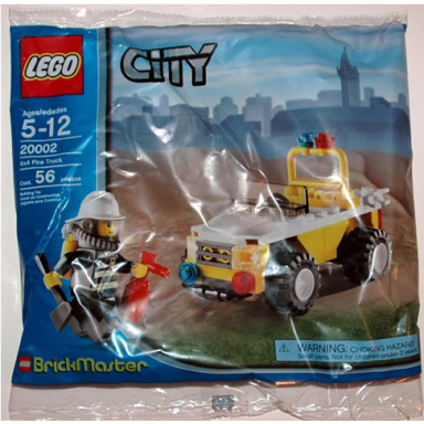 4x4 fire truck polybag