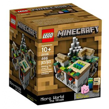 minecraft micro world - the village