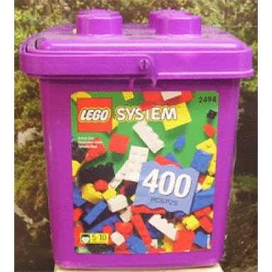 400-piece purple bucket