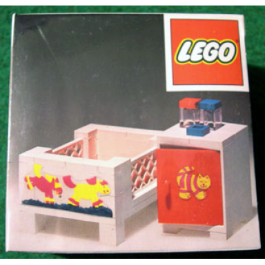 babys cot and cabinet