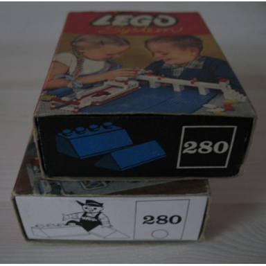 sloping roof bricks blue