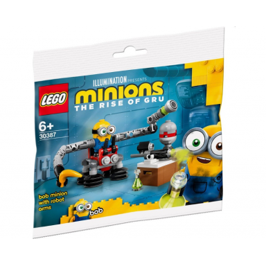 bob minion with robot arms polybag