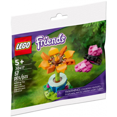 garden flower and butterfly polybag