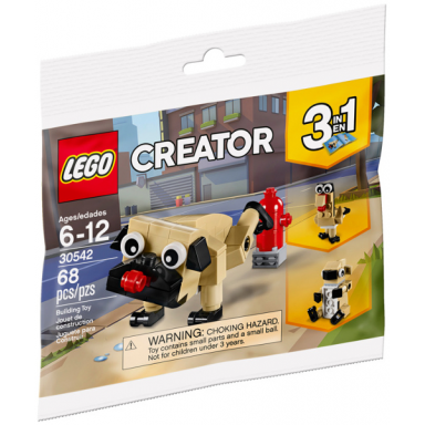 cute pug polybag
