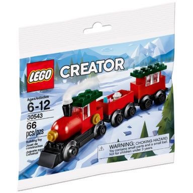 christmas train polybag