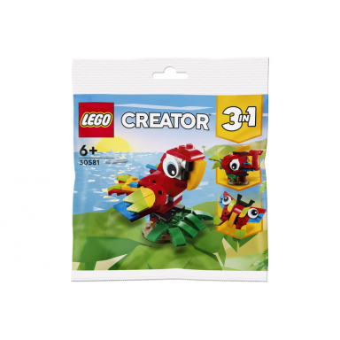 tropical parrot polybag