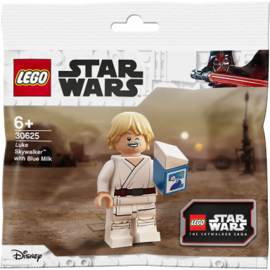 luke skywalker with blue milk polybag