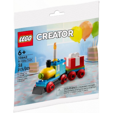 birthday train polybag