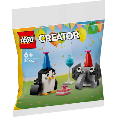animal birthday party polybag