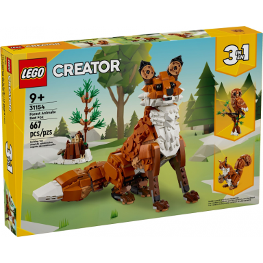 forest animals: red fox