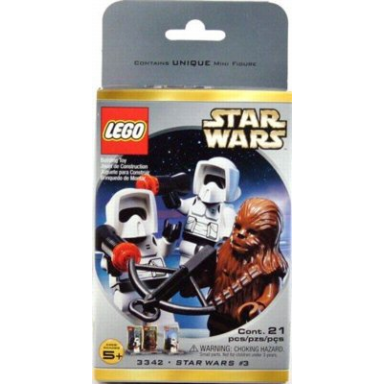 star wars 3 - troopers chewie minifigure pack