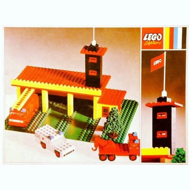 fire station with mini cars