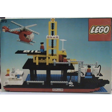 offshore rig with fuel tanker