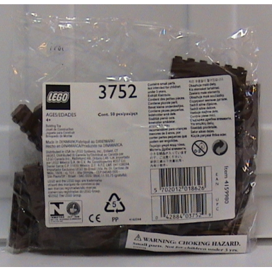 1 x 6 brown bricks