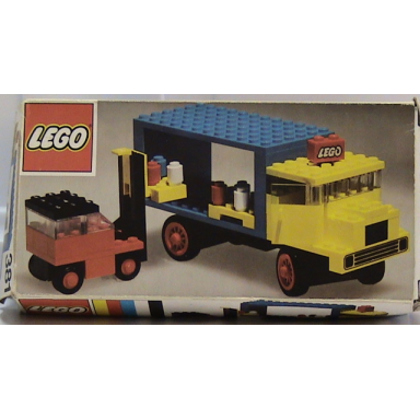 lorry and fork lift truck