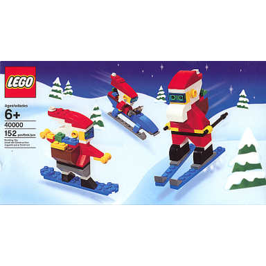santa claus in the snow