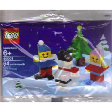 snowman building set polybag