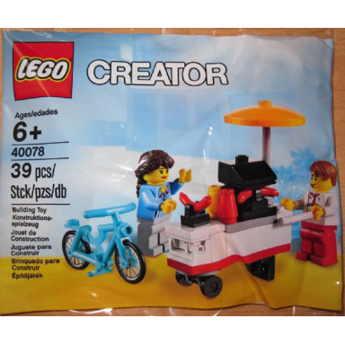 hot dog cart polybag