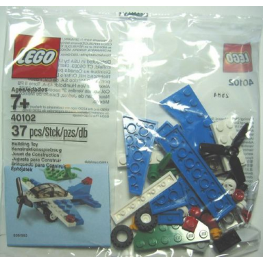 monthly mini model build set - 2014 09 september racing plane polybag