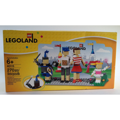legoland entrance with family