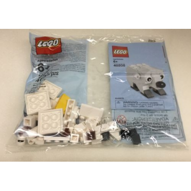 monthly mini model build set - 2016 01 january polar bear polybag