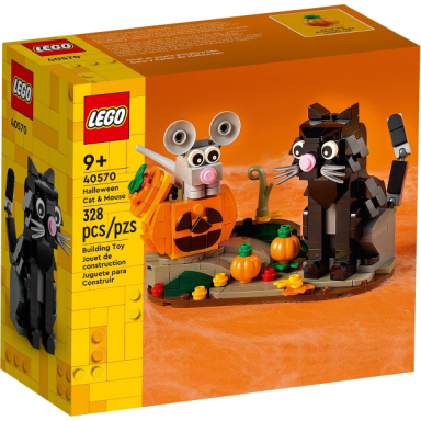 halloween cat mouse
