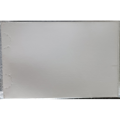 open freight wagon white box