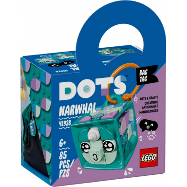 narwhal - bag tag