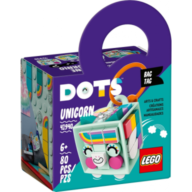 unicorn - bag tag