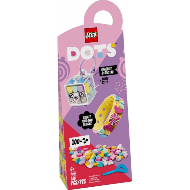 candy kitty - bracelet bag tag