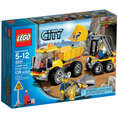 loader and dump truck
